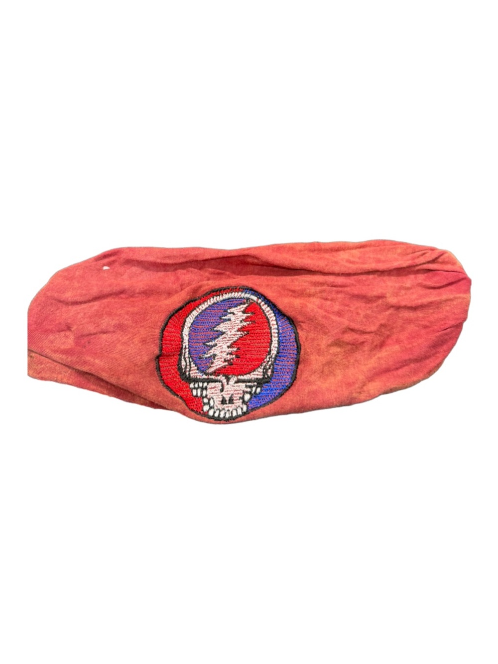 Red SYF Headband with elastic back